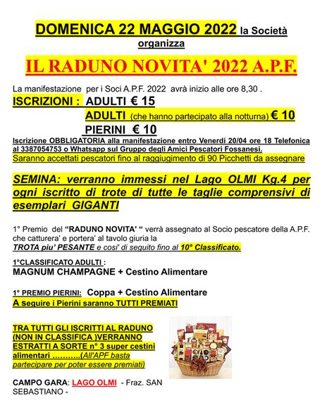 Risultati di Domenica 22 Maggio 2022 .